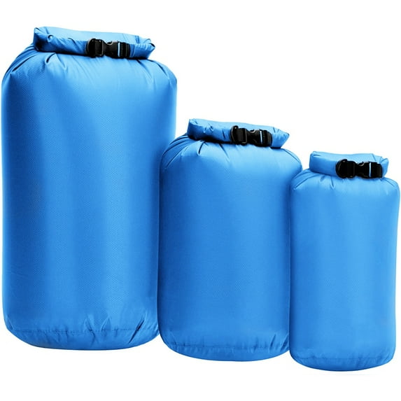 Waterproof Dry Bag Heavy Durable Beach Backpack 3 Piece Set 8L 40L 70L Floating Dry Sack for Boating Kayaking Camping Swimming Rafting Hiking Fishing