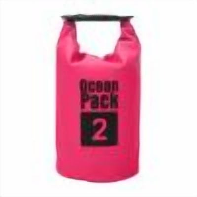 Waterproof Dry Bag Pack Sack Swimming Kayaking River Trekking Decor Supplies (2L Pink)