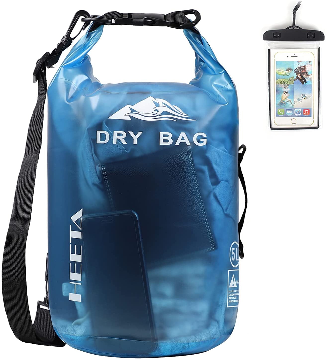Waterproof Dry Bag for Women Men, 5L/10L/20L/30L/40L Roll  display picture 1