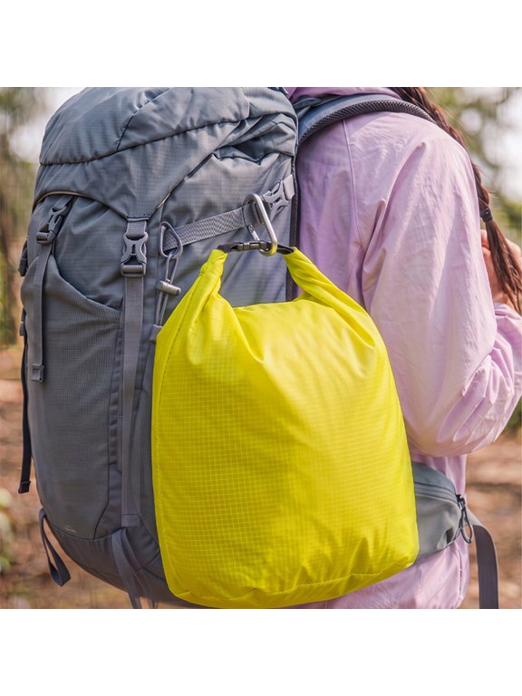 Waterproof Dry Bag with Roll-Top Closure and Compressible Design for Camping Hiking and Travel