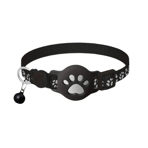 Waterproof Dual-System Pet GPS Tracker Collar Compatible with Find My Network, No Monthly Fee Adjustable Lightweight Cat Smart Locator Collar for Small Medium Large Cats 1 Pack