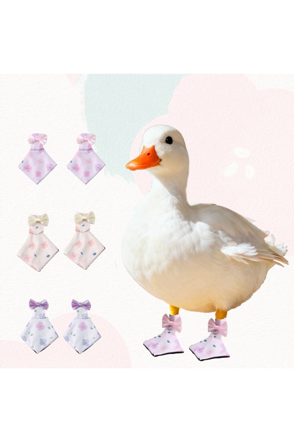 Waterproof Duck ShoesforPet Ducks Duck Accessories Small Pet Supplies Non Slip Protective Outdoor Booties Anti Dirt Foot ProtectionforDomestic Duck WalkingandOutdoor Trips