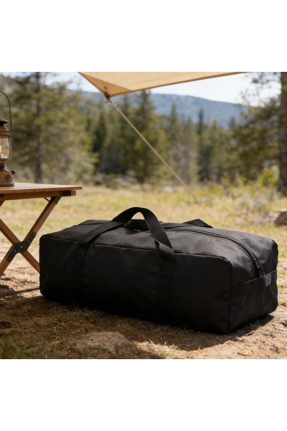 Waterproof Duffle Bag Heavy Duty Oxford Fabric Large Travel Camping Gear Organizer Tote with Reinforced Handles for Outdoor Storage and Luggage