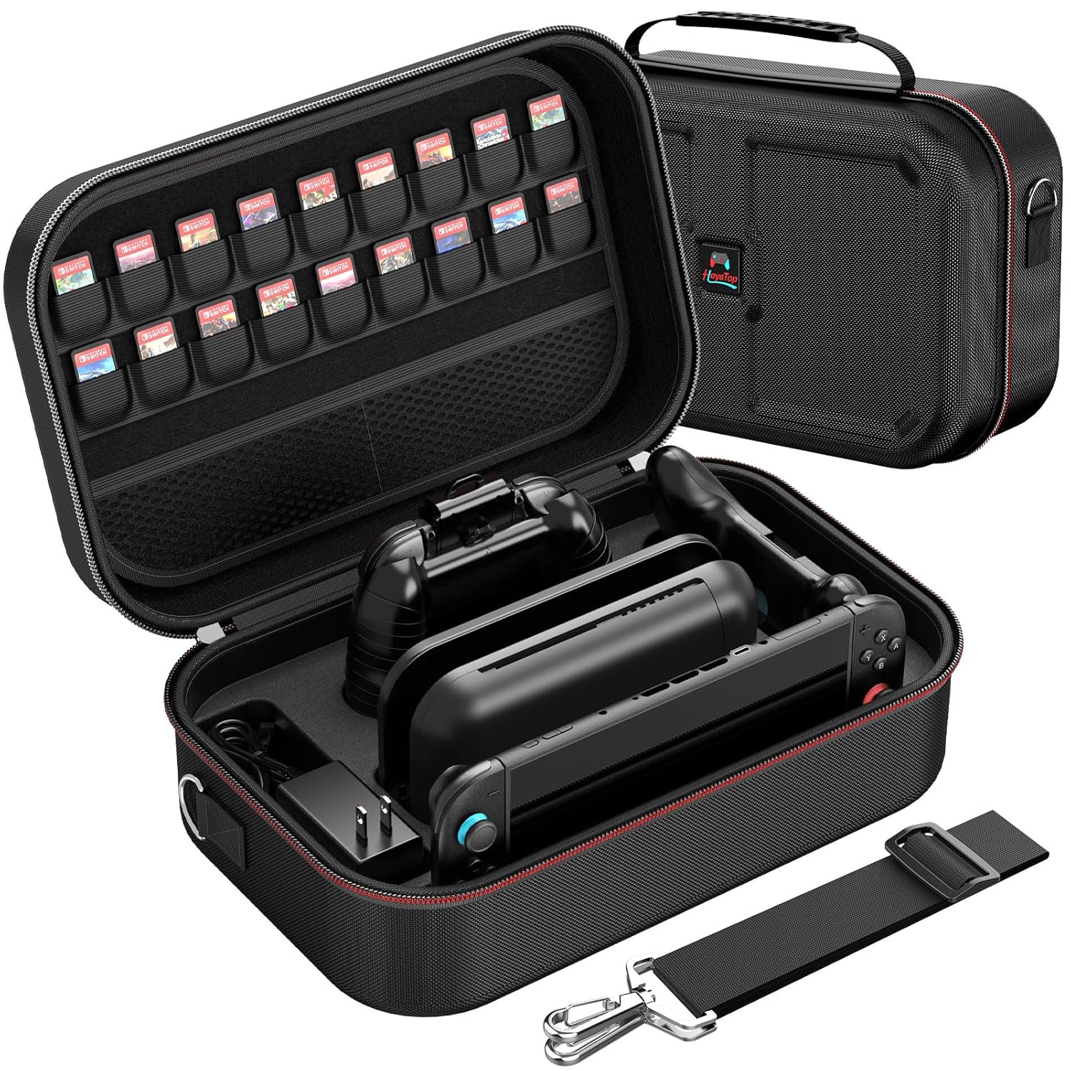 Waterproof Dustproof Carry Case for Nintendo Switch 2 - 18 Game ...