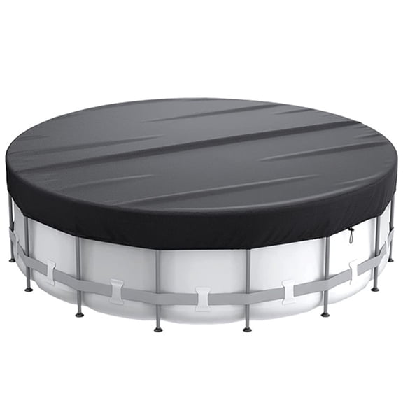 Waterproof & Dustproof Pool Cover for 8/10/12 Ft Rounds, Solar Protection with Drawstring, Ideal for Above & In-Ground Pools, Hot Tubs