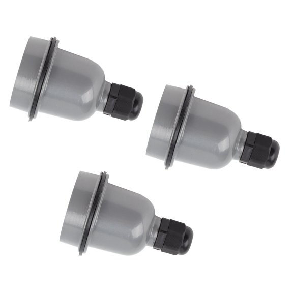 Waterproof E27 Lamp Holder 3,Set: Adjustable Brightness, Corrosion , Universal Fit