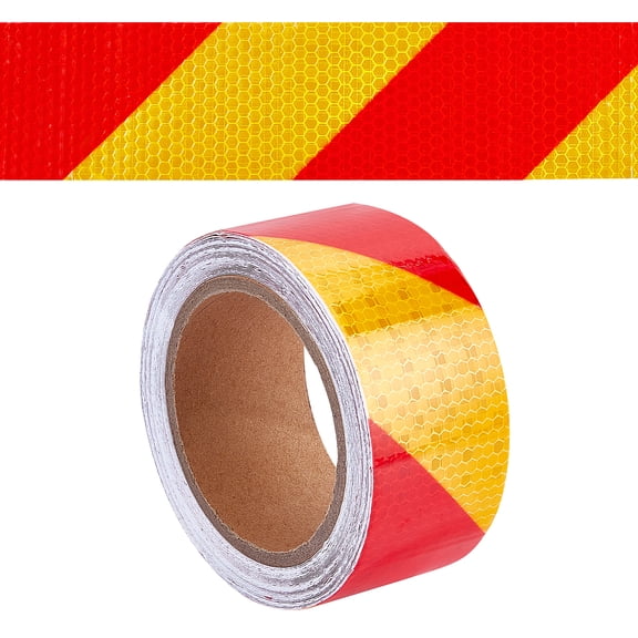 Waterproof EPT(Ethylene Propylene Terpolymer) PVC Reflective Self-adhesive Tape Traffic Safety Night Anti-Collision Warning Signs Stickers