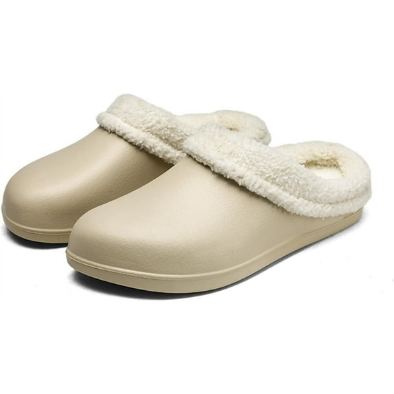 Waterproof EVA Garden Clogs for Men and Women - Non-Slip, Lightweight House Slippers - Oil & Water Resistant Safety Shoes for Kitchen, Restaurant, Garden, Hospital - Basic & Lined Versions