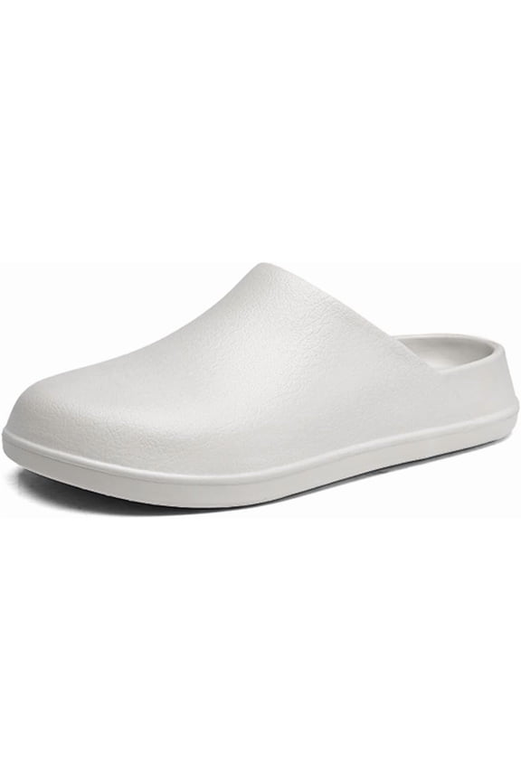 Waterproof EVA Garden Clogs for Men and Women - Non-Slip, Lightweight House Slippers - Oil & Water Resistant Safety Shoes for Kitchen, Restaurant, Garden, Hospital - Basic & Lined Versions