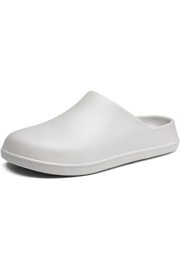 Waterproof EVA Garden Clogs for Men and Women - Non-Slip, Lightweight House Slippers - Oil & Water Resistant Safety Shoes for Kitchen, Restaurant, Garden, Hospital - Basic & Lined Versions