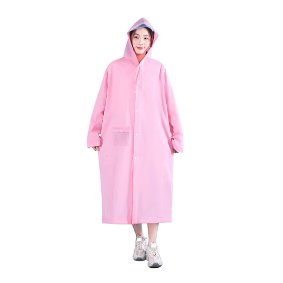 Waterproof EVA Raincoat Lightweight Foldable Jacket for Hiking, Travel, Outdoor Activities, Breathable and Easy to Clean