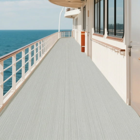 Waterproof EVA Synthetic Teak Decking Sheet with Self-Adhesive Back, Non-Slip, UV Resistant Marine Flooring Mat for Boats & Yachts (35.4" x 94.5", 5mm)