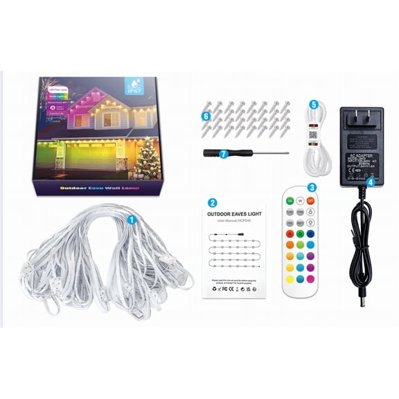 Waterproof Eave Bluetooth Eave Light String LED Eave Lights