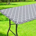 thumbnail image 1 of Waterproof Elastic Fitted Table Covers For 6 Foot Tables Wipeable Best New, 1 of 6