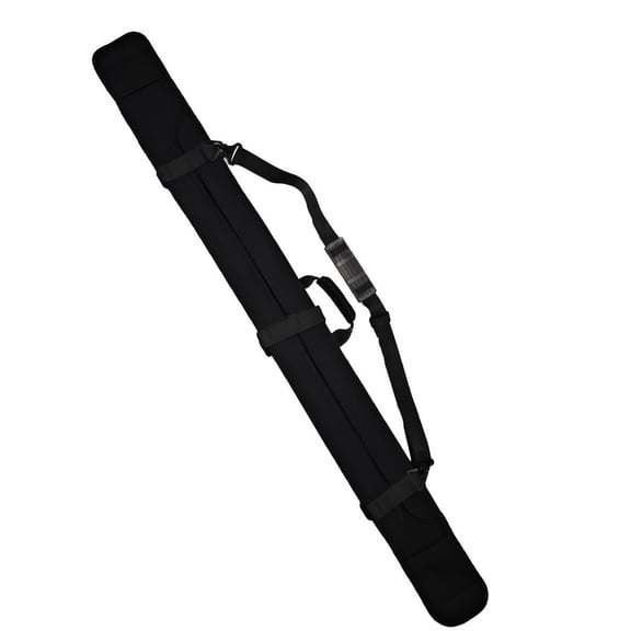 Waterproof Elastic Ski Bag for Two Skis with Padded Carry Handle, Detachable Buckles, and Adjustable Straps for Stable Storage (165 Cm)