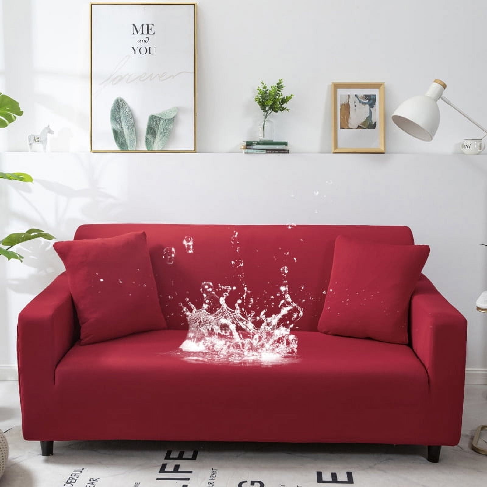 Waterproof Elastic Sofa Covers 1234 Seats sofa Couch Cover Corner L ...