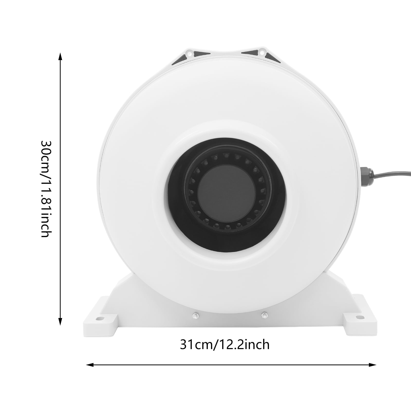 Waterproof Electric Exhaust Fan, Duct Fan Ventilation Equipment, 6-inch Exhaust Fan