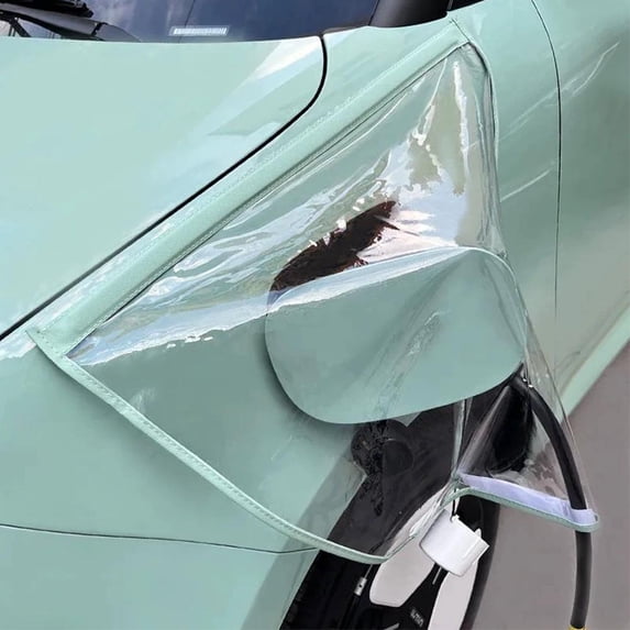 Waterproof Electric Vehicle Charger Cover with Magnetic Protection, Dust-Resistant, Suitable for Various Car Materials