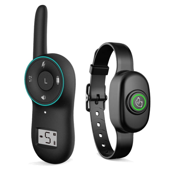 Waterproof Electronic Dog Training Collar with Display Remote Rechargeable Training Shock Collar