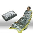thumbnail image 1 of Waterproof Emergency Thermal Blanket Outdoor Survival Camping Rescue First Aid, 1 of 7