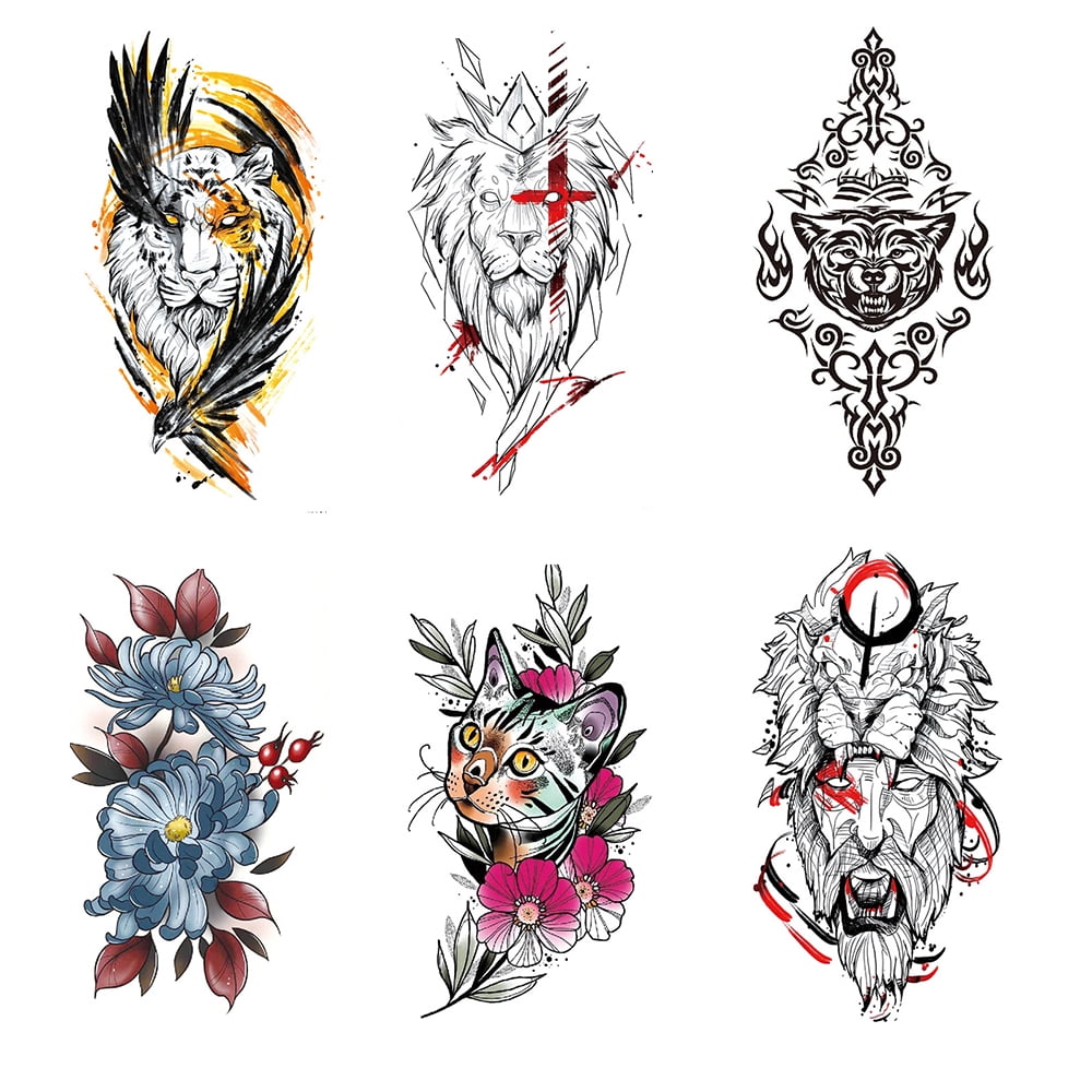 Waterproof Extra Large Temporary Tattoos