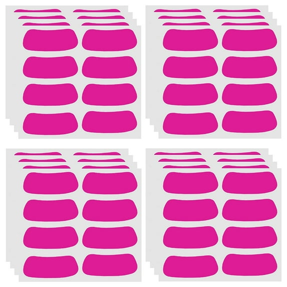 Waterproof Eye Strips - Self Adhesive - Breathable - Strong Stickiness - Bright Color - Easy to Apply - Decorative PVC DIY - 100 Pairs - Sports Eye Stickers - Party Supplies