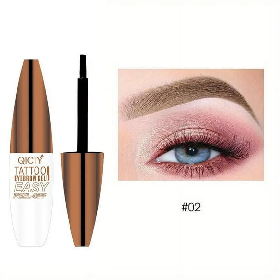 Waterproof Eyebrow Gel,Easy Peel-Off Eyebrow Gel, Waterproof Eyebrow Gel Peel Off, Tear-Off Eyebrow Cream, Anti-Smudge and Long-Lasting Makeup