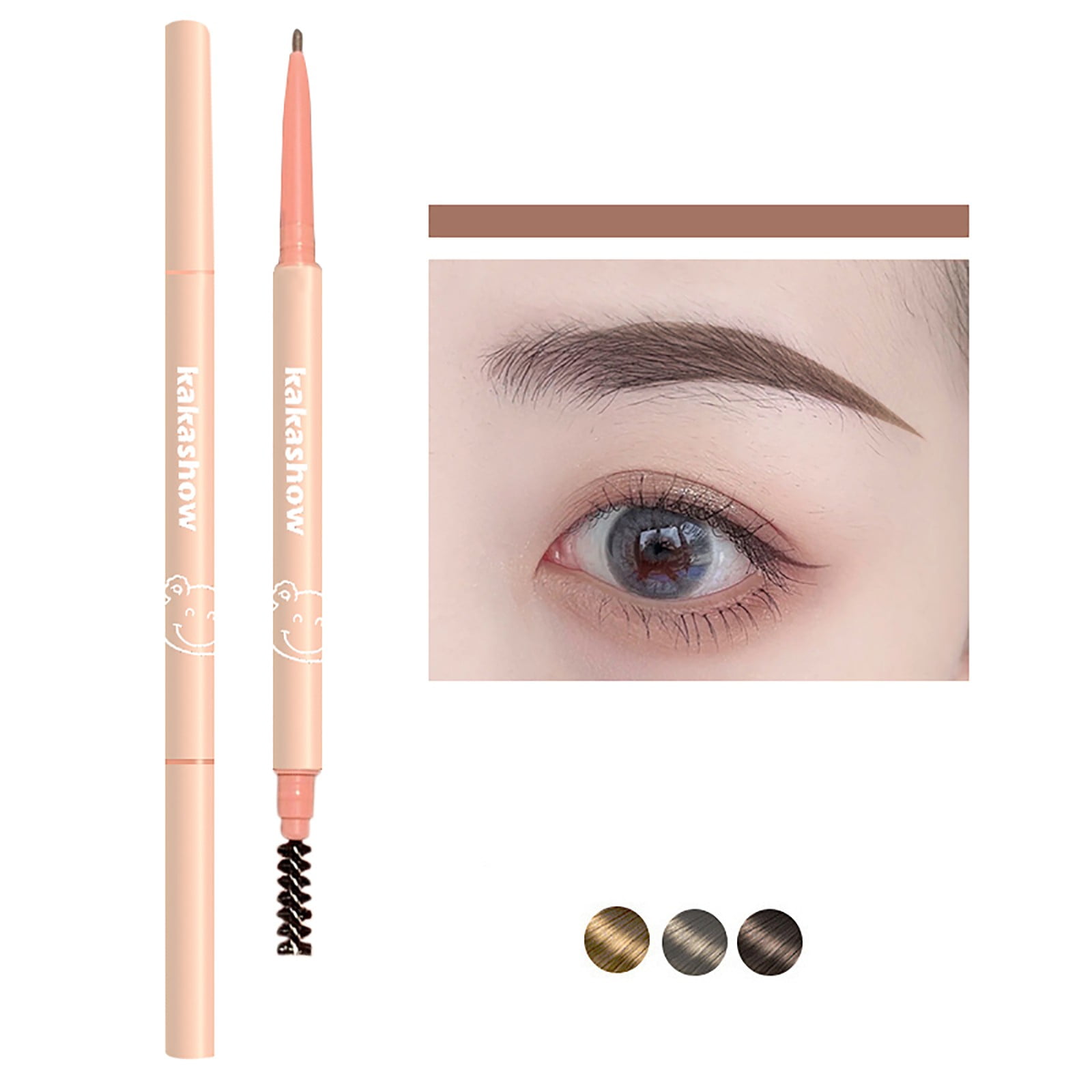 Waterproof Eyebrow Pencil Retractable Soft Textured Long Wearing Micro