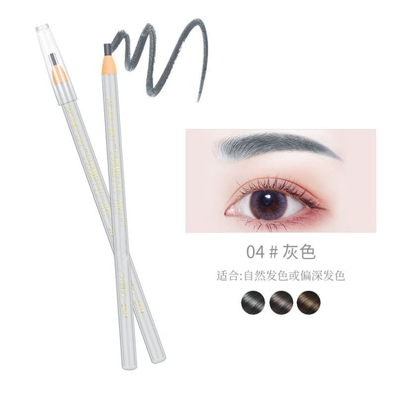 Waterproof Eyebrow Pencil, Sweatproof Eyebrow Pencil, Long-Lasting Natural Eyebrow Makeup, Smudge Resistant Easy Application Rotate Tip Design