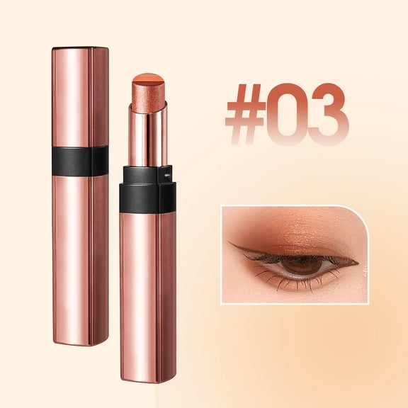 Waterproof Eyeshadow Long Lasting Creamy Eyeshadow Stick 3-in-1 with Vitamin E, Smooth Blendable Formula for Day and Night Makeup, Easy Twist-Up Pen, 3.5g