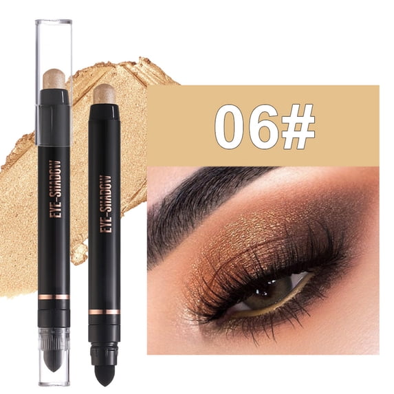 Waterproof Eyeshadow Stick, Matte Longwear Eye Shadow Pencil, Creamy Blendable Eye Makeup, Smudge Proof Formula with Blender, 8 Shades, 2g