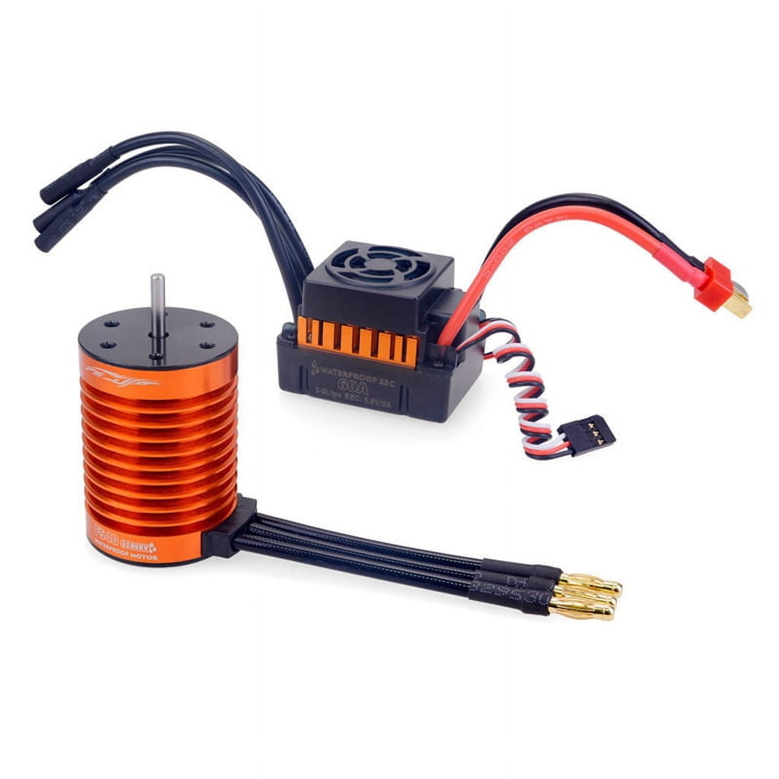3650 F540 4370KV Sensorloser bürstenloser Motor und 60A wasserdichtes