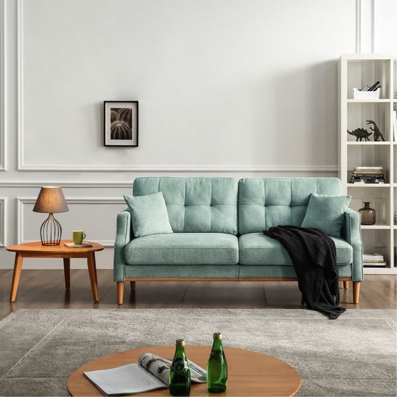 Waterproof Fabric 3-Seater Sofa / Long-Lasting Comfort in Living Areas with Device Charging