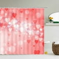 thumbnail image 2 of SPRING HOME LOVE Fabric Shower Curtain 72x72 Multi-Color City Pattern Nautical 2 of 6