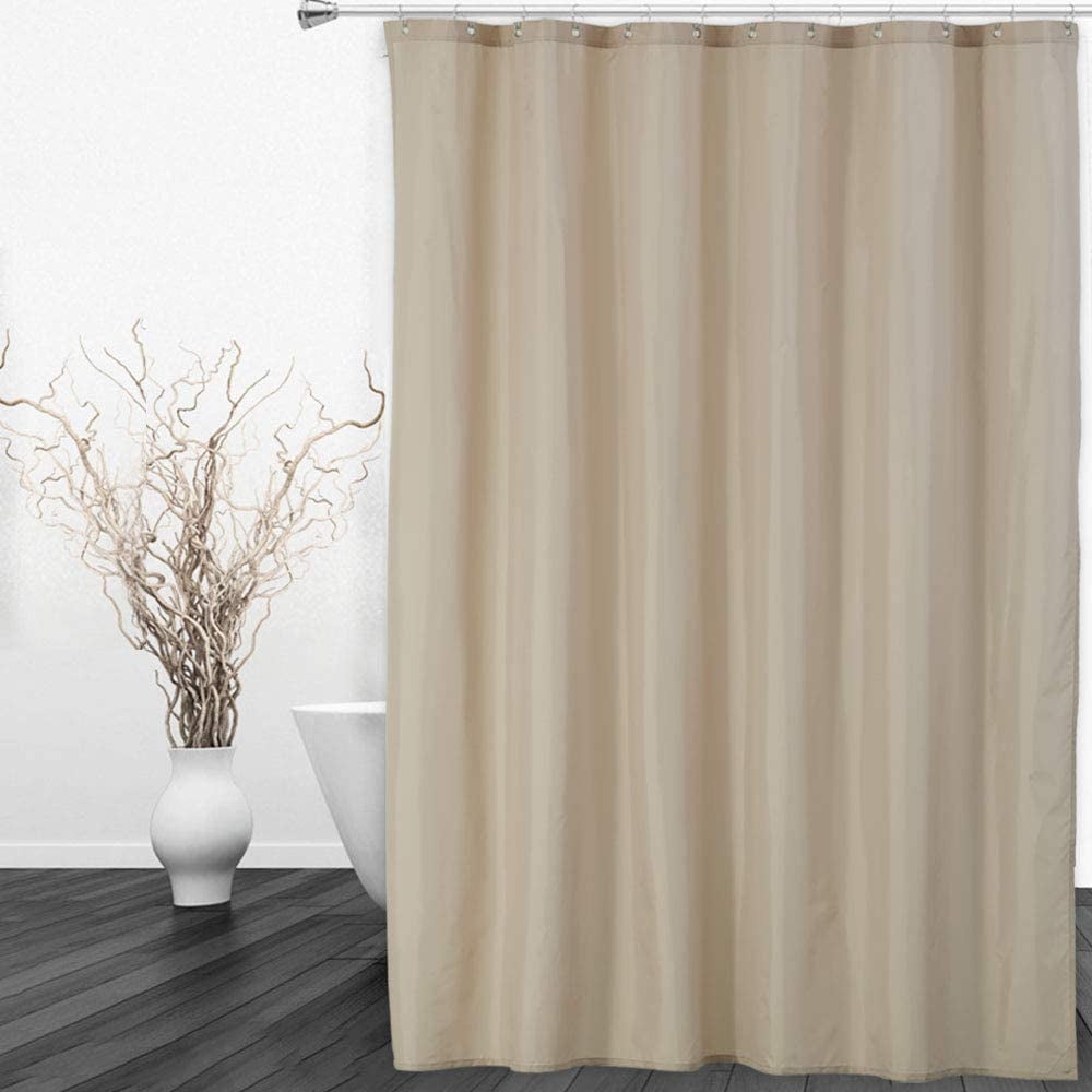 Waterproof Fabric Shower Curtain Liner Washable, Cloth Shower Liner with Magnets,Lightweight Shower Curtain Liner for Bathroom