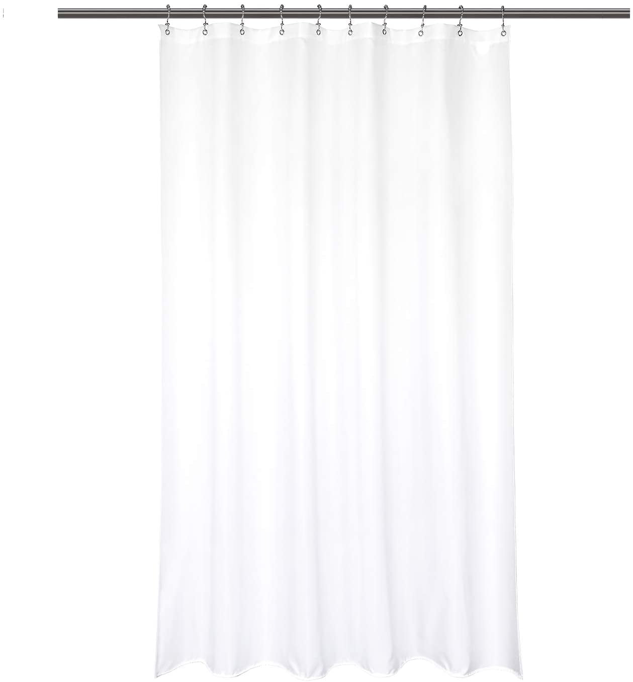 Waterproof Fabric Shower Stall Curtain Liner Microfiber 54" W x 78" H