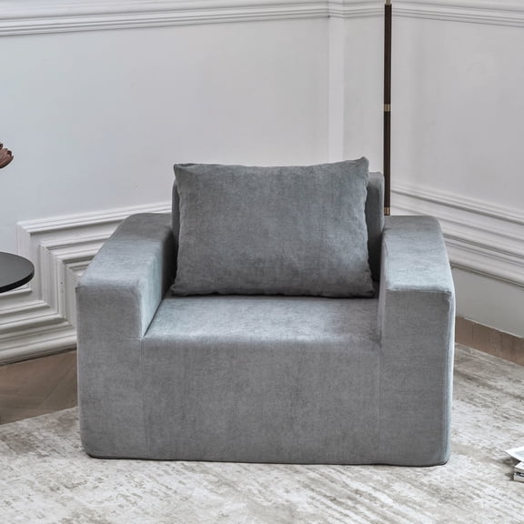 Waterproof Fabric Single Sofa / Comfort in Multi-Scene Use