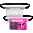 Waterproof Fanny Pack, 2 Pack Waterproof Pouch with Waist Strap