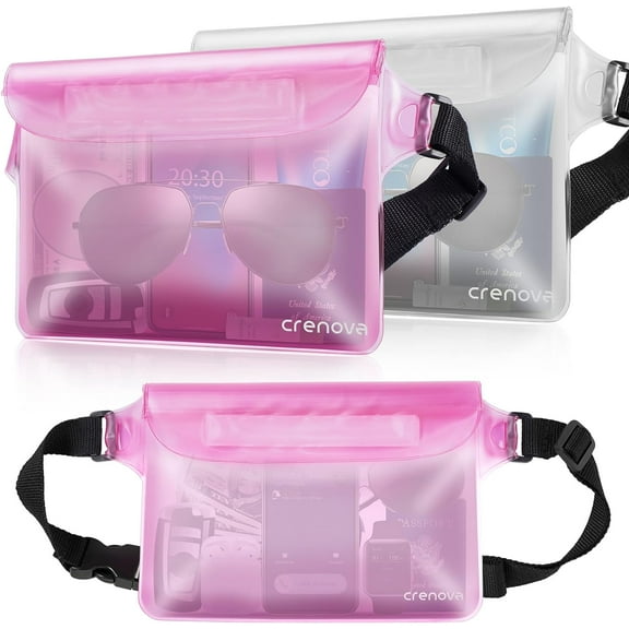 Waterproof Fanny Packs for Women, Sandproof Dry Bag for Beach, Water proof Pouch for Phone Passport Purse, Floating Waterproof Bags for Cruise Travel Water Park Boating Fishing Diving Surfing Kay