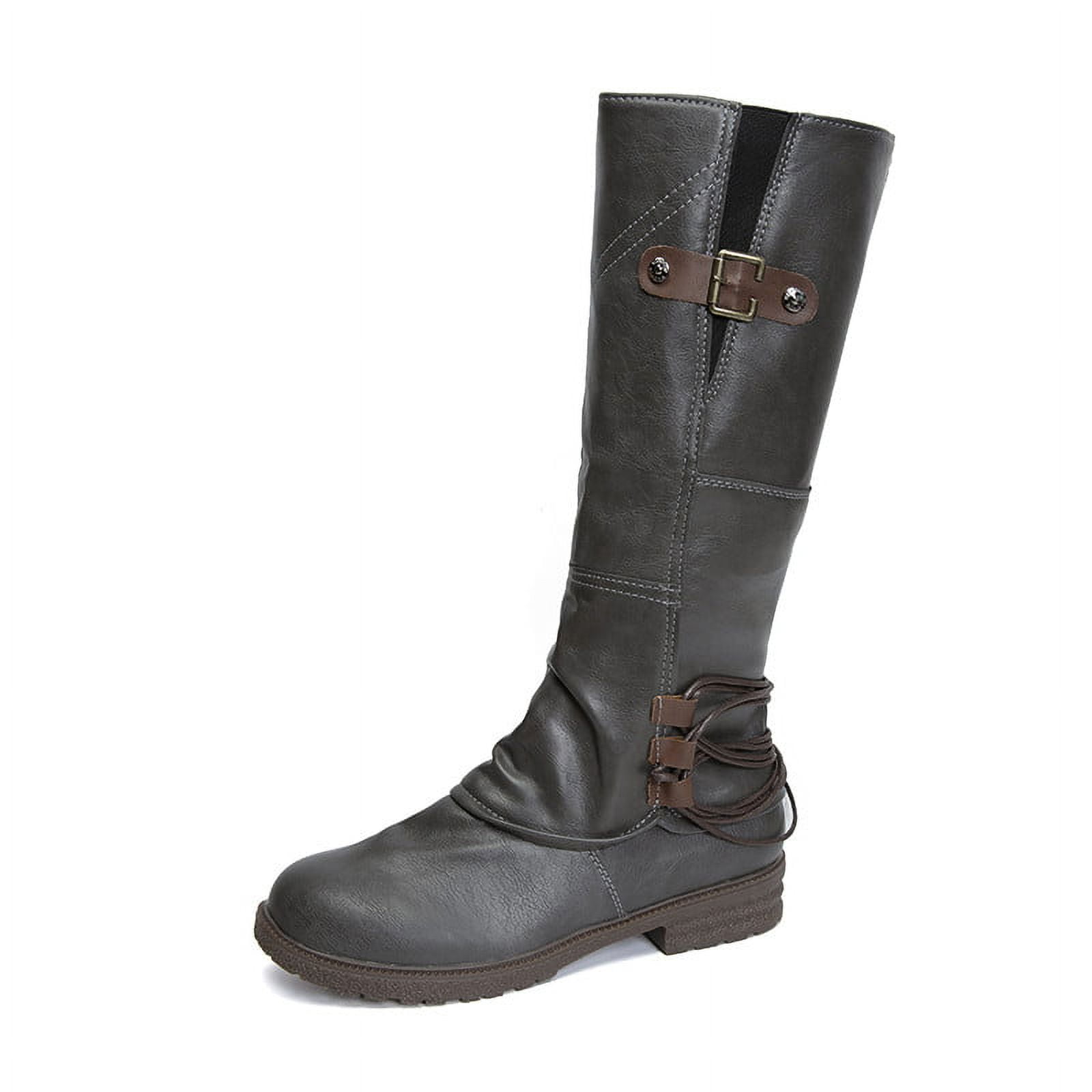 Waterproof Fashion Heel Side Zipper Boots High Color Boots Women's Boots Rain Boots Women Boots for Women Warm on Womens Cutout Booties And Boots Boot for Women Dress Boots for Women with
