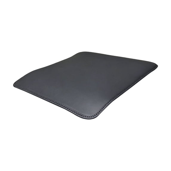 Waterproof Faux Leather Office Chair Cushion, Comfortable Seat Pad for Barber, Boss, Gaming Chairs & Sofas, Thick Quilted, Non-Slip Design for All-Day Comfort, 40cm x 40cm Black A