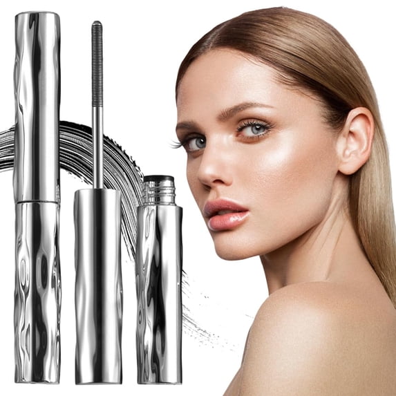 Waterproof Fiber Mascara, Tubular Eyelash Mascara, Curling Mascara Non-Smudge (2PCS)