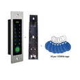 thumbnail image 1 of Waterproof Fingerprint Metal Access Control Keypad RFID125Khz Embedded Design Password Reader Gate Opener Access Controller ,Long Lasting, 1 of 8