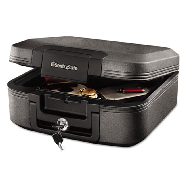 Waterproof Fire-Resistant File Box, Charcoal Gray