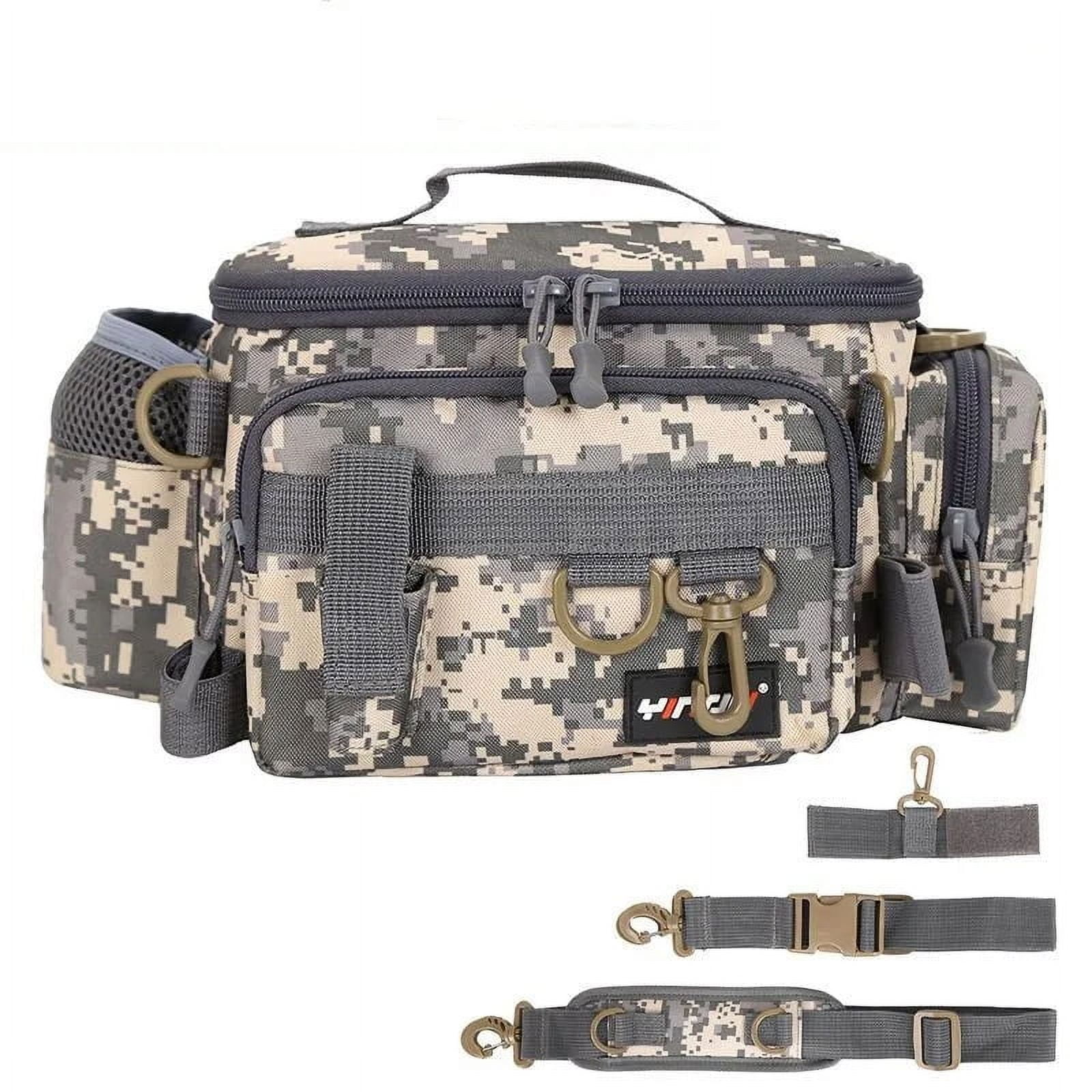 Lure Rucksack Waterproof Fishing Bag Cross Body Sling Fishing tackle Backpack with ...
