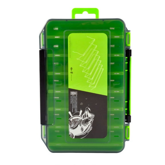 Waterproof Fishing Tackle Organizers Tackle Tool Double Side Tackle Box Tackle Carrying Clear Fishing Lures Storage Box