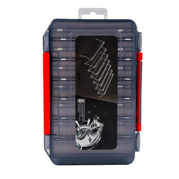 Waterproof Fishing Tackle Organizers Tackle Tool Double Side Tackle Box Tackle Carrying Clear Fishing Lures Storage Box