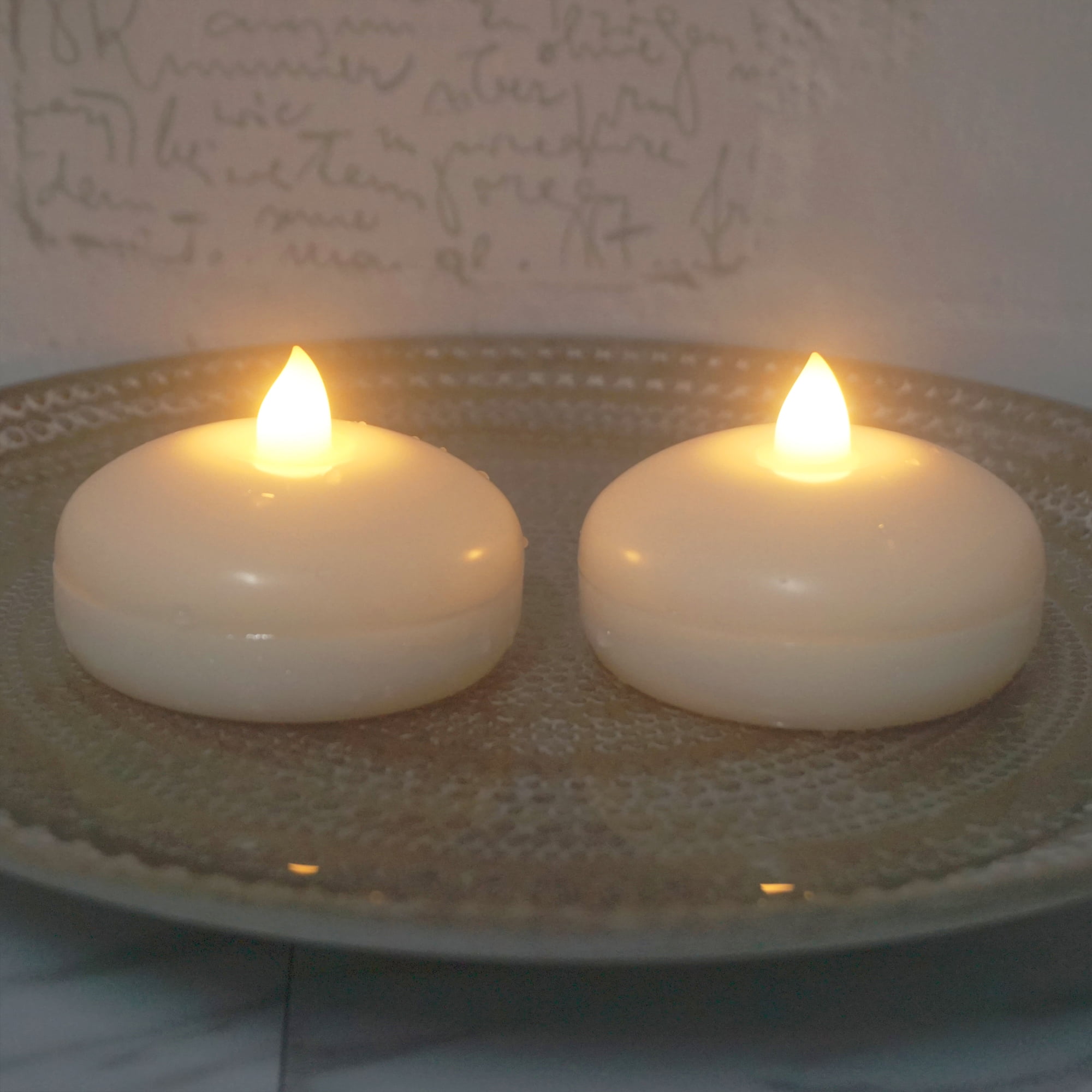 Waterproof Flameless Floating Candle Battery Operated Flickering