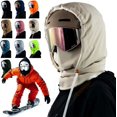 thumbnail image 1 of Waterproof Fleece Lined Hood, 3 in 1 Full-Cover Balaclava Ski Mask – Winter Windproof Face & Neck Cover for Men, 1 of 7