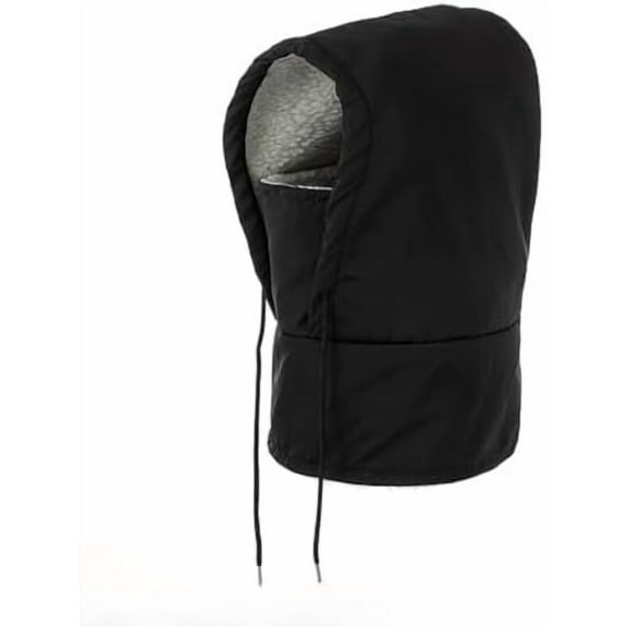 Waterproof Fleece-Lined Hood, Winter Ski Mask Hood Hat Women Men, Balaclava Over Helme Hand-Sewn Full-Face Warmth for Snowboarding, Ice Fishing